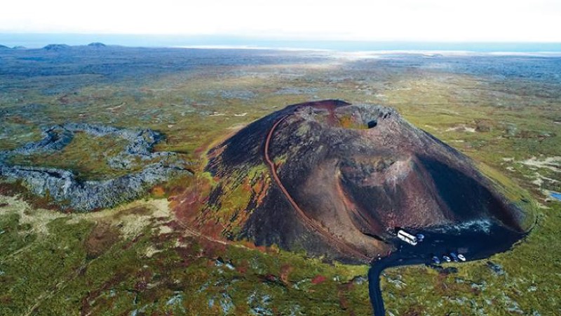 Saxhóll Crater